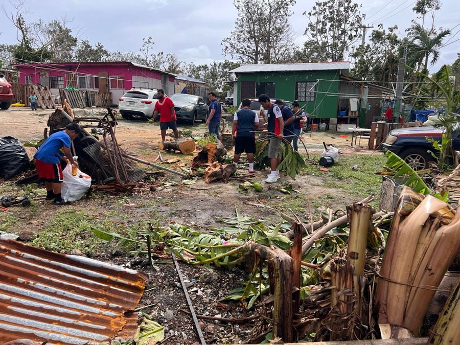Tufão Sinlaku ações emergenciais da Universal levam ajuda a ilhas afetadas na Oceania