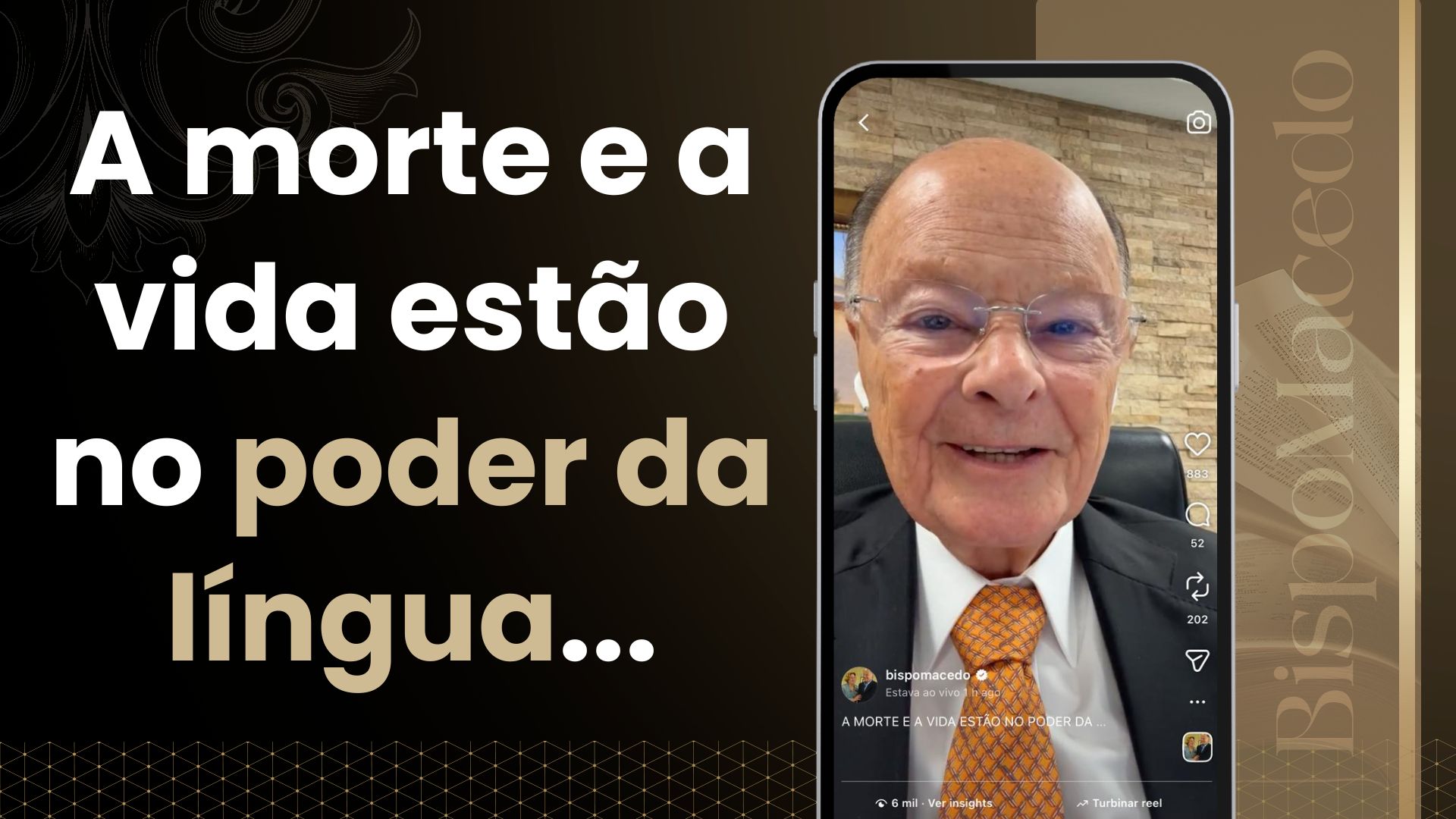 A morte e a vida estão no poder da língua…