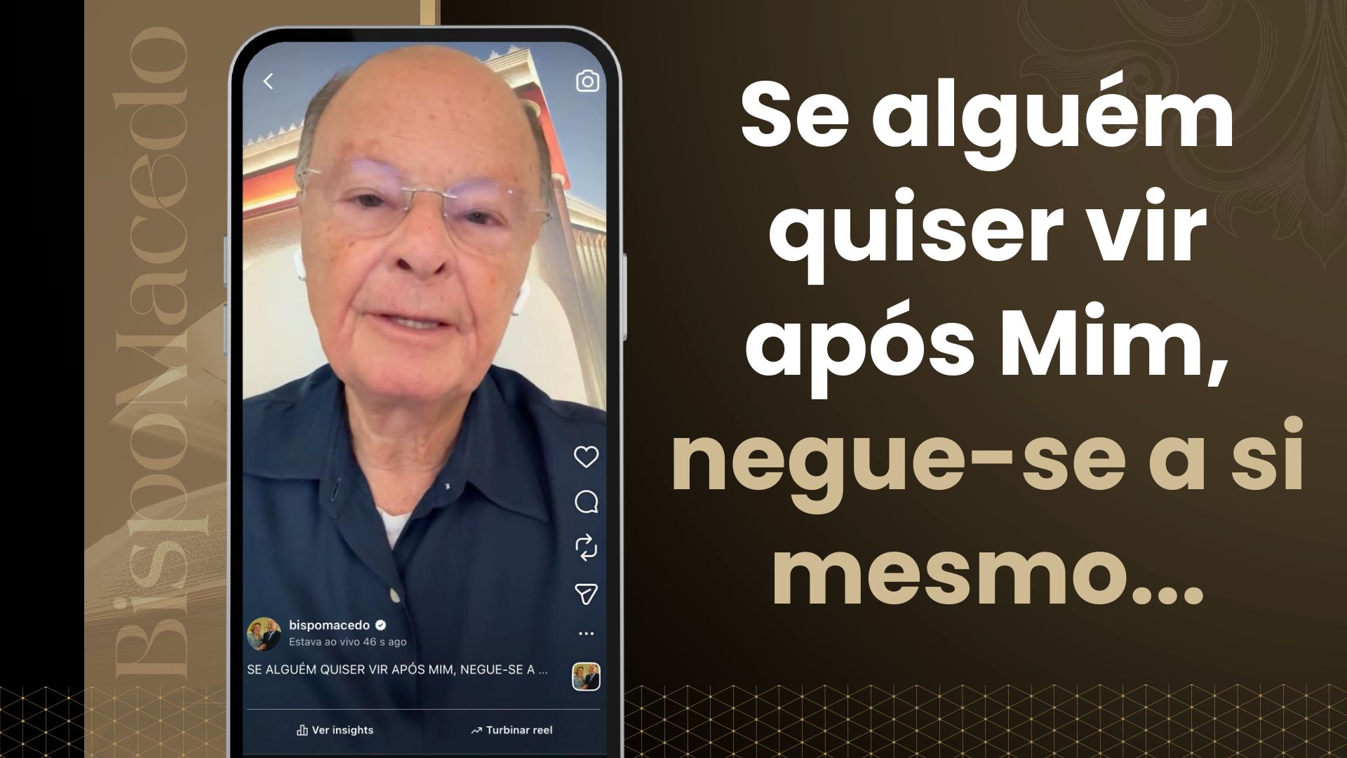 Se alguém quiser vir após Mim, negue-se a si mesmo…